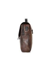 Brown leather men's briefcase TORMS-0102B-79(Z24)-03