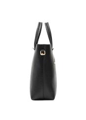 Large black leather women's handbag TORES-0728C-99(W25)-04