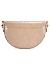 Beige semi-circular women's messenger bag TOREC-1184-1D(W26)