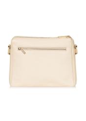 Cream leather handbag for women TORES-0983-12(W24)-04