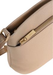 Beige leather women's bag TORES-0955-81(Z24)-06