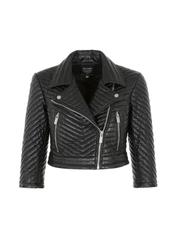 Women's Short Leather Ramones KURDS-0317-1220(W22)-04