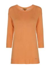 Women's orange blouse BLUDT-0140-30(W22)-03