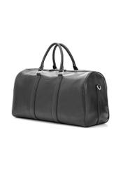 Black travel bag TORMS-0470-99(Z25), diagonal product view on white background.