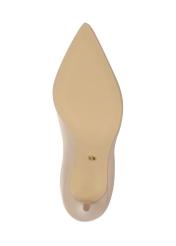 Beige leather women's stilettos BUTYD-0710-80(W24)-04