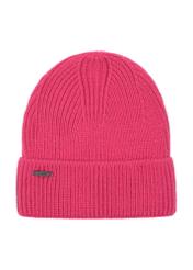 Pink women's winter hat CZADT-0162-32(Z23)-02