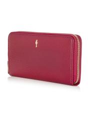 Large pink leather women's wallet PORES-0800B-34(W24)-02