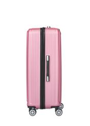 Large suitcase on wheels WALAB-0053-5C-29(W26), side view of the product on a white background.