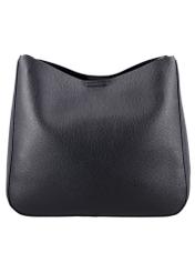 Black women's hobo bag TOREC-1257-9I(Z26). Product view from the back on a white background.
