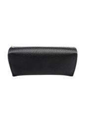 Black glasses case POREC-0435-99(W26), product back view on white background.