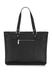 Large women's leather shopper bag TORES-1020-99(Z24)-04