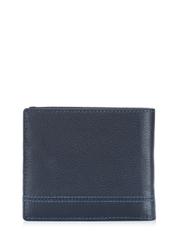 Men's navy blue leather wallet PORMS-0009-69(W24)-02