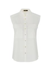 Women's sleeveless shirt BLUDT-0137-11(W22)-04