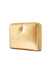 Medium women's leather wallet in gold color PORES-0961-28(W25)