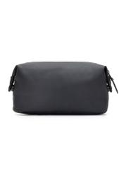 Black men's cosmetic bag TORMN-0397-9J(W26), back view of the product on a white background.