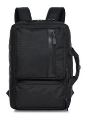 Black men's 2-in-1 backpack and travel bag TORMN-0310-99(W24)-01