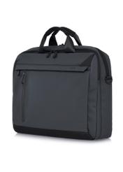 Grey men's briefcase with laptop pocket TORMN-0329-99(W24)-03