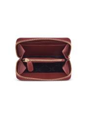 Ginger medium leather women's wallet PORES-1023-3D(Z26), product view inside on white background.