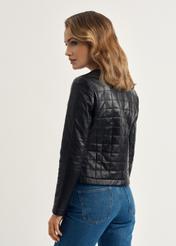 Quilted leather jacket for women KURDS-0417-1036(W23)-02