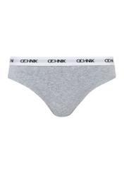 Set of women's panties in three colors ZESDS-0003-00(KS), front product view on white background.