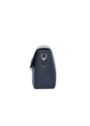 Navy blue women's handbag TOREC-1350-7E(Z26) - side view of the product, on a white background.
