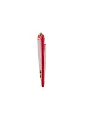 Small red women's wallet POREC-0425-42(Z25) - side view of the product on a white background.