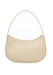Light yellow leather handbag TORES-1288-2A(W26), back view of the product on a white background.