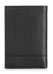 Men's leather wallet with stitching PORMS-0022-99(Z24)-03