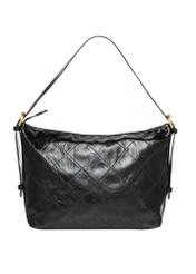 Women's handbag in black TOREC-1284-9I(Z26), product view from the back on a white background.