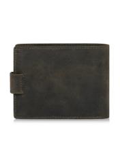 Small khaki leather men's wallet PORMS-0546-54(W23)-03