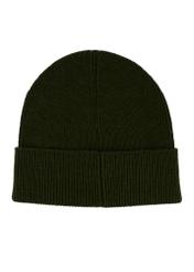 Green men's cap CZAMT-0095-8B(Z26), product view from the back on a white background.
