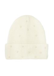 White women's wool hat CZADT-0202-11(Z25), product view from the front on a white background.