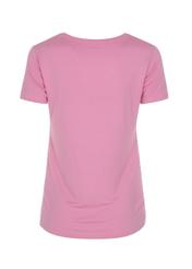 Pink Women's T-shirt with oriole TSHDT-0086-31(W22)-02