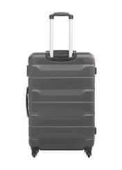 Large suitcase on wheels WALAB-0067-9B-28(W26), product view from the back on a white background.