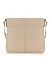 Leather beige women's shoulder bag TORES-0896B-81(Z24)-04