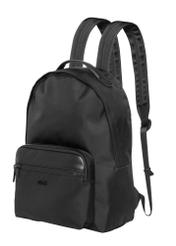 Black men's backpack TORMN-0427-99(Z26), diagonal product view on white background.