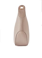 Beige women's hobo-style handbag TOREC-0829 A-80(Z 25), product view from the side on a white background.