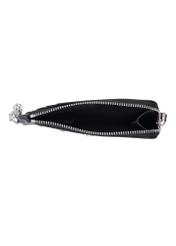 Black women's wallet POREC-0447-99(Z26), product view inside on white background.