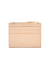 Small women's leather wallet PORES-0806R-1B(W26), back view of the product on a white background.