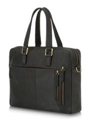 Men's leather bag with zippers TORMS-0321-99(W23)-02