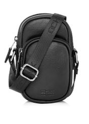 Black men's leather bag TORMS-0409C-99(Z24)-01