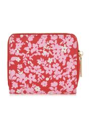 Women's small wallet in floral pattern POREC-0371-15(W24)-02