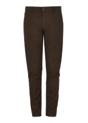 Brown men's chinos SPOMT-0087-90(W24)-04