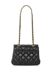 Black quilted women's handbag TOREC-0932B-99(W25)-03