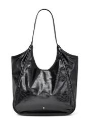 Black women's shopper handbag TOREC-1122-9F(W26), front product view on white background.