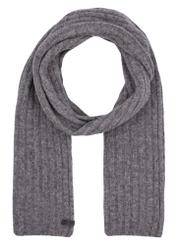 Men's gray wool scarf SZAMT-0030-9B(Z26), front product view on white background.