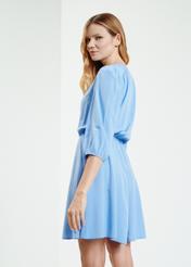 Blue airy dress SUKDT-0186-61(W24)-03