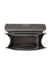 Elegant graphite women's backpack TOREC-1281-9D(Z26) - product view from above, on a white background.