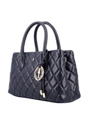 Quilted black women's handbag TOREC-1312-99(Z26), diagonal product view on a white background.