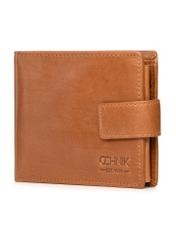 Men's leather wallet PORMS-0302A-88(Z25), diagonal product view on white background.